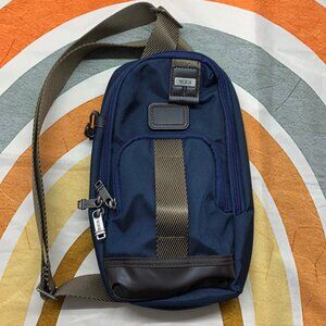 Tumi Alpha Bravo Crossbody Bag (Blue| NWT)